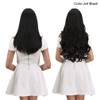 REECHO 24" Curly Wavy 4 Pieces Set Thick Clip in