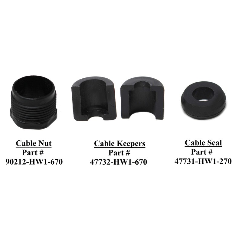 JSP Manufacturing Plastic Reverse Cable Lock Nut Repair Kit Compatible