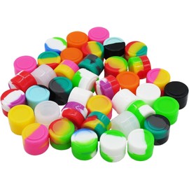 KUVIS 2ml Silicone Wax Containers Concentrate Non-stick Jars Multi-use (30)