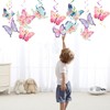 Pack of 13 Butterfly Hanging Swirls, Birthday Decoration, Butterfly Swirls,