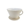 Kalibrera - flat-bottom ceramic pour-over coffee dripper.