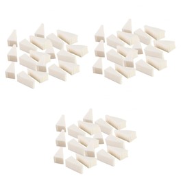 FOMIYES 3sets Fluffy Makeup Sponge Soft Body Powder Puff Wedges Perfect for Nail Art and Makeup 40pcs*3