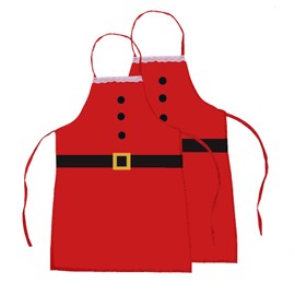 Uten Set di 2 Grembiuli Natalizi, Regalo da Cucina, Regalo Barbecue, per Uomo e Donna