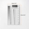 sourcing map High Precision SEC Size Estimation Chart 8cm 0.5mm