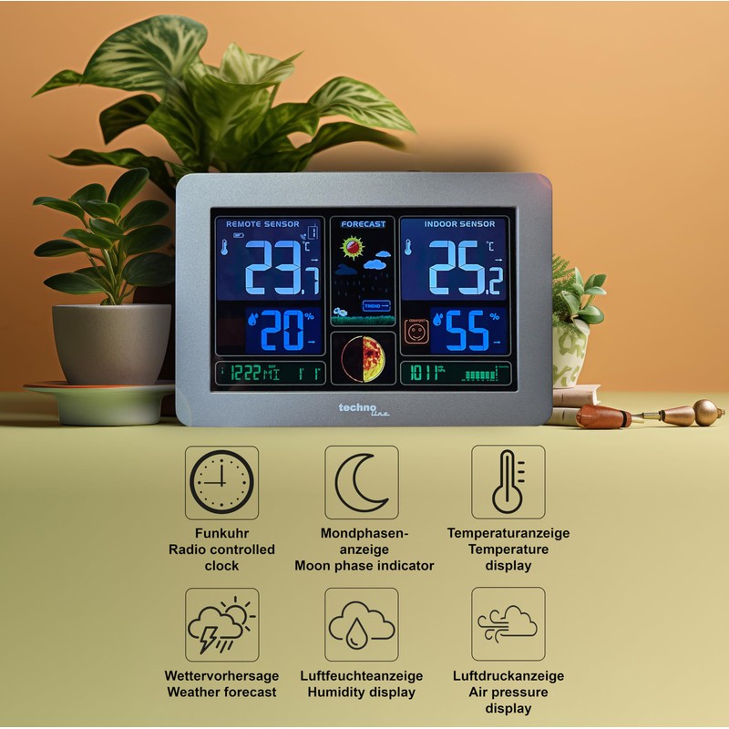 WS6469 Wireless Weather Station Expandable up to 3 Outdoor Sensors