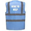 Brook Hi Vis Premium Safety Vest - HERE TO HELP