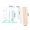 Bookbinding Kit, Multifunctional Portable Bookbinding Spacer Tools Set Binding Punch