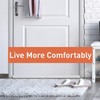 1 Pack White Twin Door Draft Stoppers, 96CM Double Side