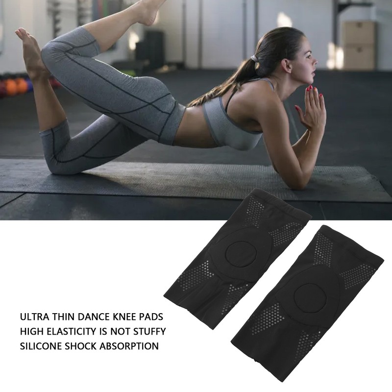 Anti Slip Knee Brace Professional Breathable Soft Silicone Shock Absorbing