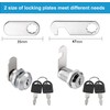 Litensh 40 mm Security Mailbox Lock, Mailbox Lock, Cupboard Drawer