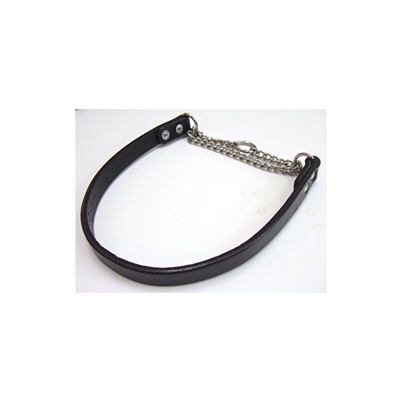 ONS Leather Chalk #60 Black (Large Dogs) [Training / Anti-Pull