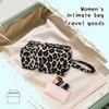 yaozeio Leopard Print Makeup Bag for Daughter Son Portable Cheetah