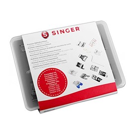 Singer Premium Sewing Foot Assortment - Includes 11 Presser Feet + Shank + Edge Ruler
