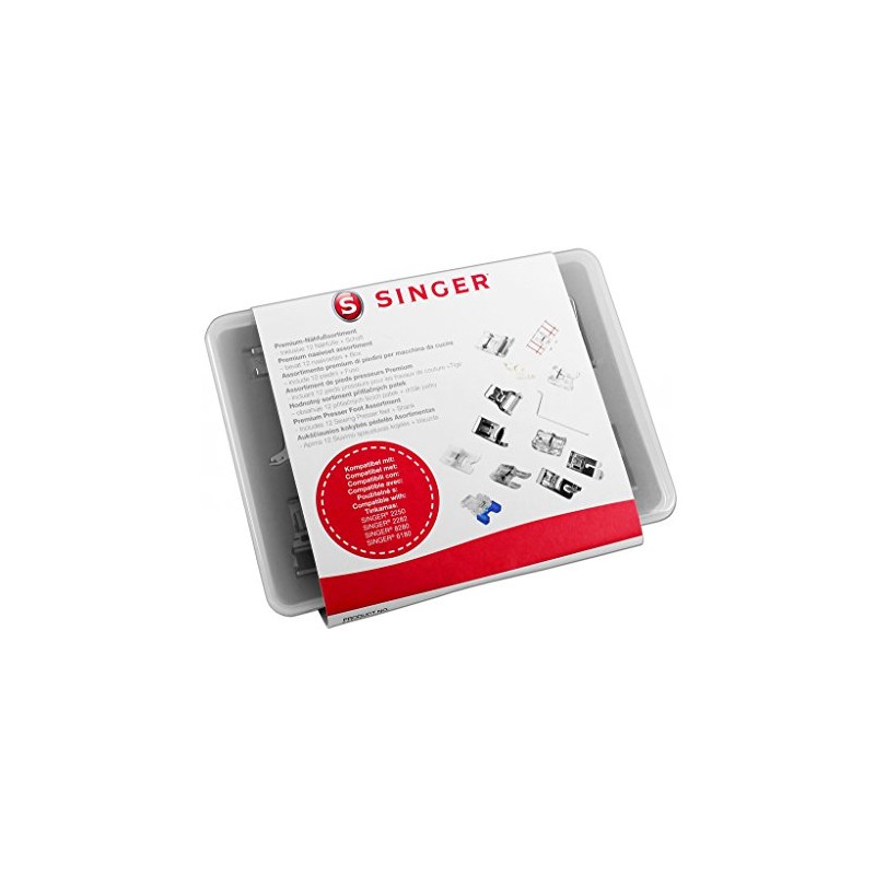 Singer Premium Sewing Foot Assortment - Includes 11 Presser Feet