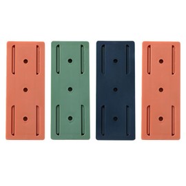 4pcs Wire Board Storage Mount for Tv Wall Power Strip Surge Protector Holders Hanging Plug Socket Magnetic Hooks Adhesive Punch Socket Holder Acrylic Glue Heavy Organizer