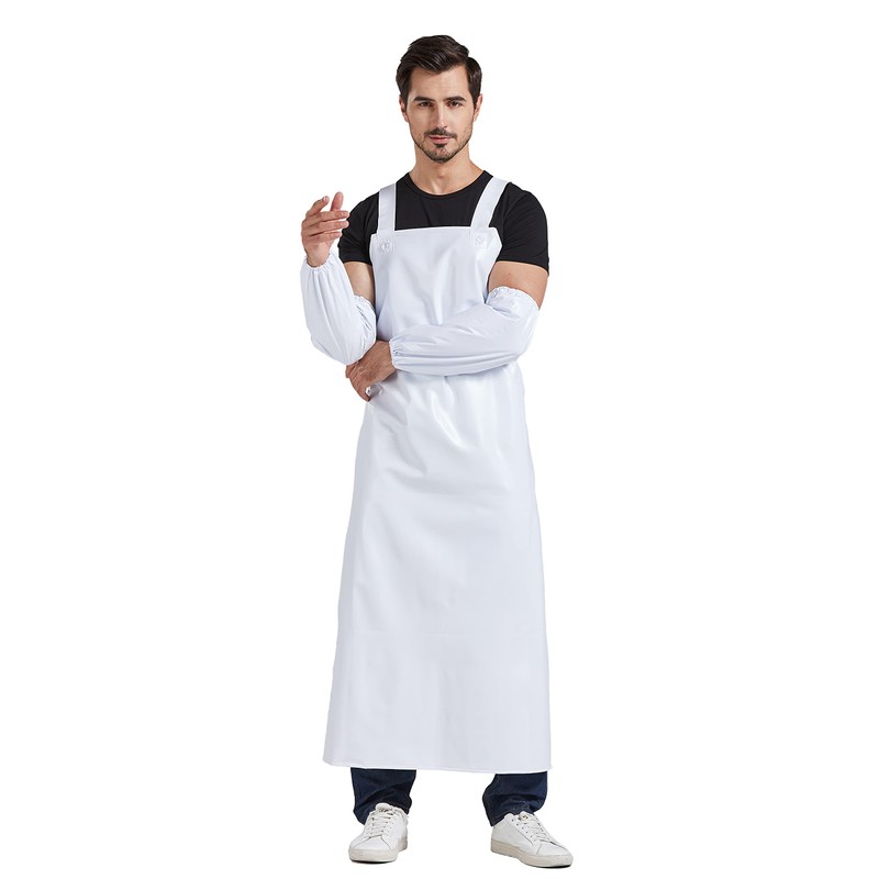 Nanxson Unisex Waterproof Rubber Aprons Work Apron Meat Apron Butcher