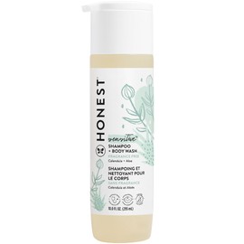 The Honest Company 2-in-1 Cleansing Shampoo and Body Wash for Sensitive Skin Gentle Tear-Free Hypoallergenic Baby with Naturally Derived Ingredients Fragrance-Free 10 fl oz