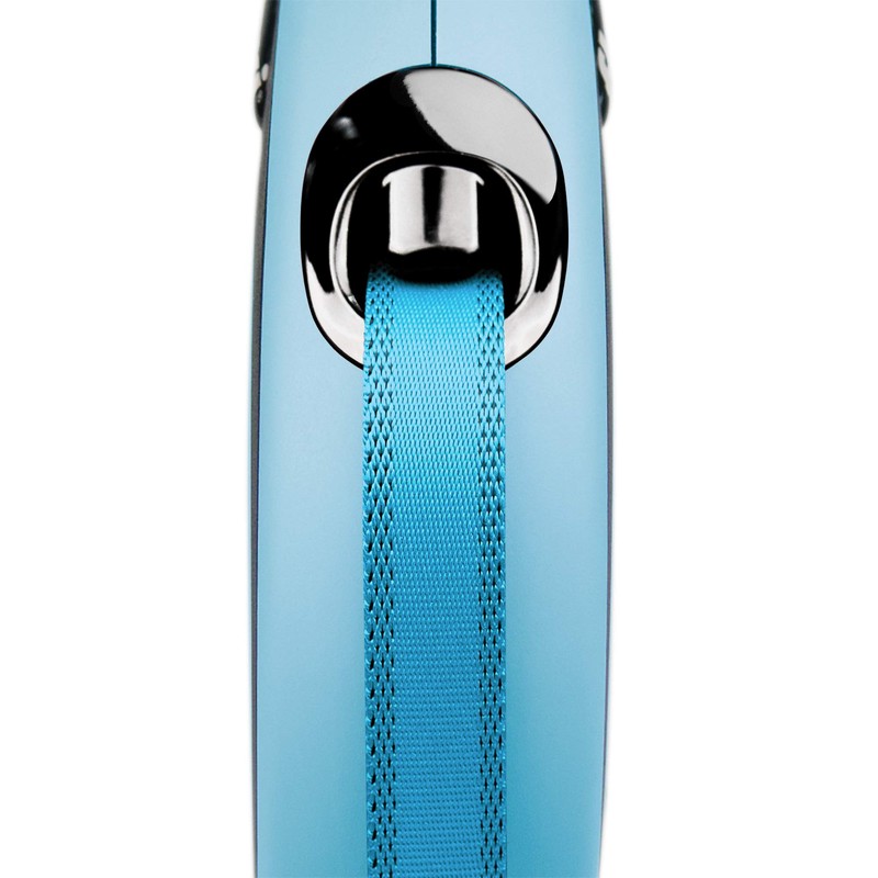 Flexi New Comfort Retractable Tape Lead, Large, 5 m, Blue