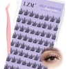 LZM Selbstklebende Wimpern C Curl 8-11mm Selbstklebende Wimpern Extensions Set