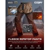 CQR Men's Winter Tactical Cargo Pants, Thermal Fleece Lined Outdoor