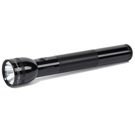 MagLite - S3D015 Maglite Heavy-Duty Incandescent 3-Cell D Flashlight in Display Box, Black