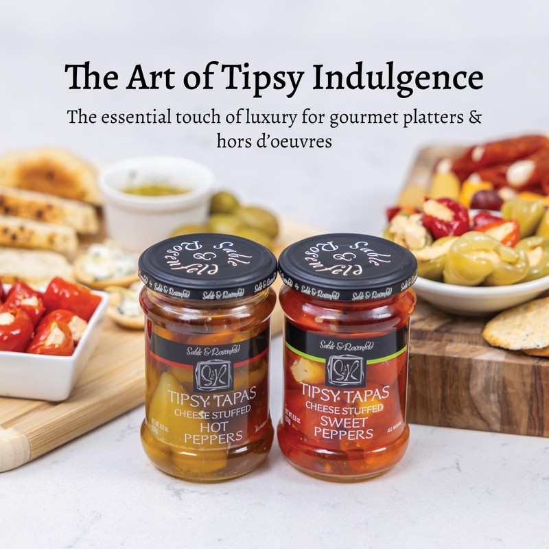 Sable & Rosenfeld Tipsy Tapas Cheese Stuffed Sweet Peppers in