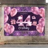 PAKBOOM Happy 44th Birthday Banner Backdrop - 44 Birthday Party