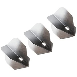 L-Style LS503 L-Flight Pro | Champagne Dart Flight Pro in Standard Shape with Two Tone Gradient, L3, Silver/Black