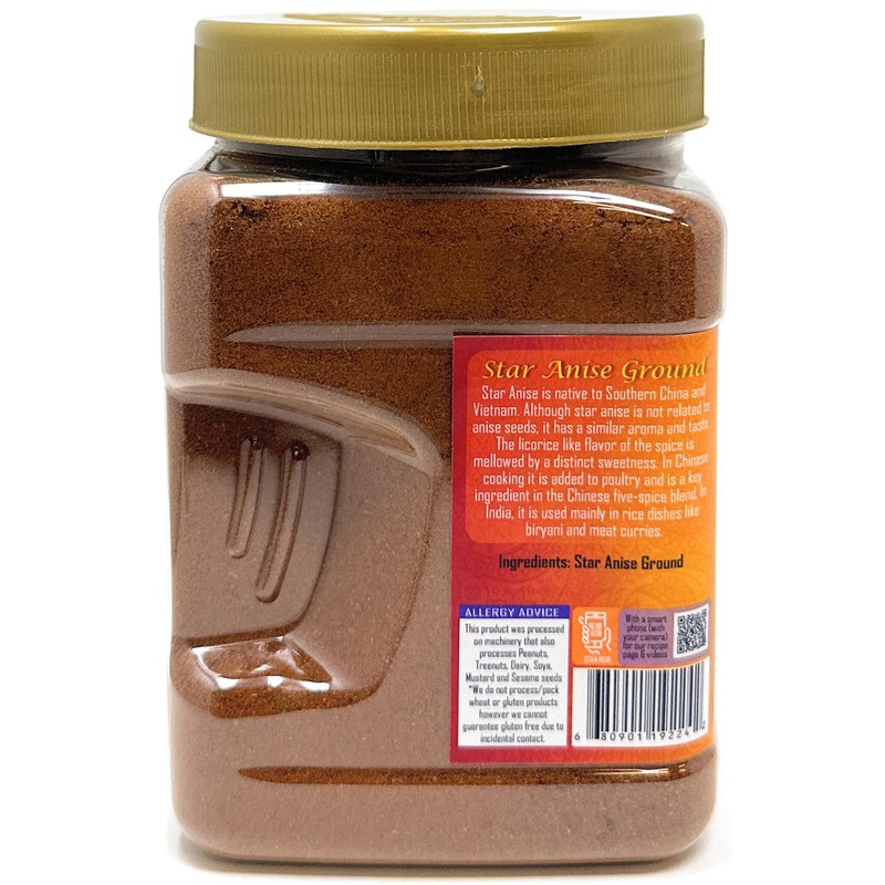 Rani Star Anise Powder (Badian Khatai) Ground Spice 14oz (400g)