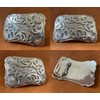 HA0038 Western Floral Scroll Engraved Belt Buckle Fits 1-1/2"(38mm) Belt