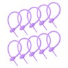 MECCANIXITY 20 Pack Silicone Cable Ties 6 Inch Reusable Zip