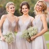 3/4/6Pcs Bridesmaid Necklace for Women Bridesmaid Gifts Tie The Knot