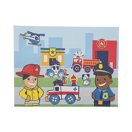 Fun Express - Rescue Hero Make A Sticker Scene