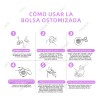 10 Unid Bolsas De Ostomía 2 Piezas Antifugas Transpirables