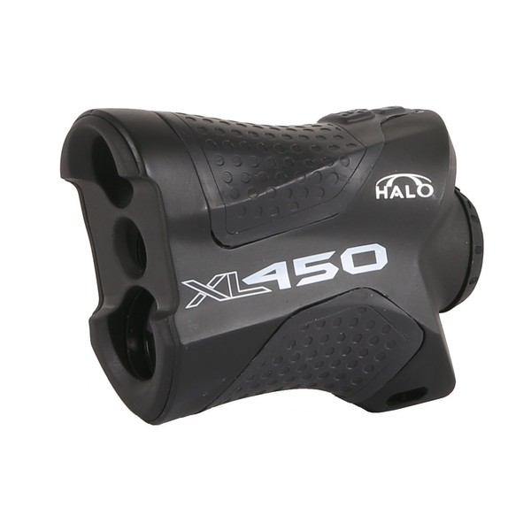 Halo XL450 Range Finder, 450 Yard laser range finder for rifle and bow hunting , black