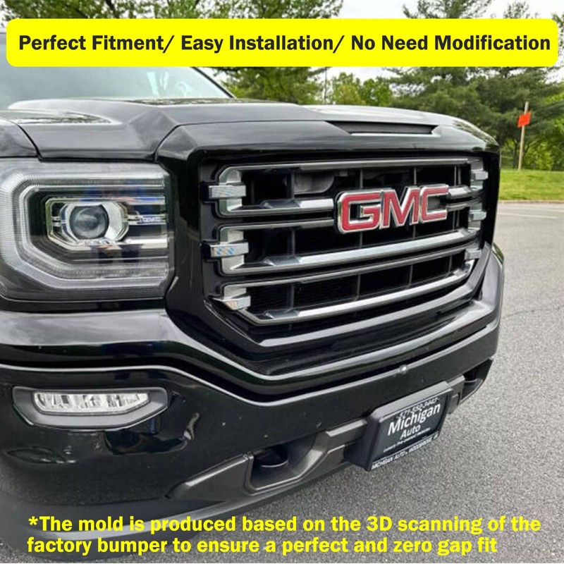 Front License Plate Frame for GMC Sierra 1500 2016 2017