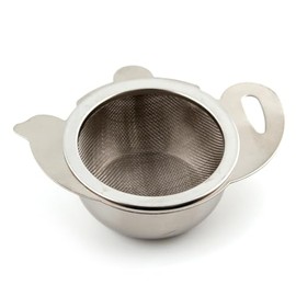 Gaucho Cebar Tea Strainer for Loose Tea ● 304 Stainless Steel Tea Strainer ● Reusable Tea Strainer ● Strainer for Most Cups ● Tea and Herb Strainer
