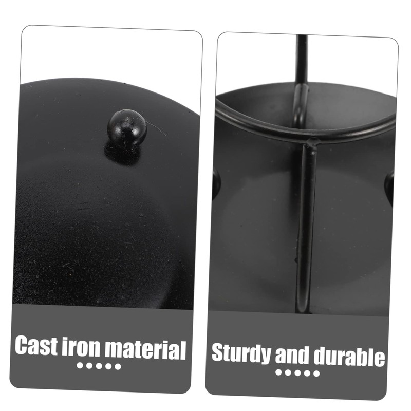 GLEAVI Iron Cauldron Rack Stand Stable Slip Trivet for Cooking