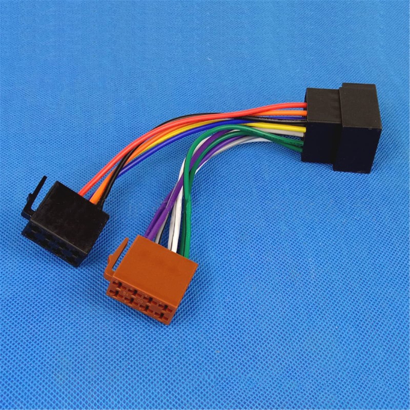 WANGCL Car ISO Radio Adapter 16 Pin Stereo Radio Adapter
