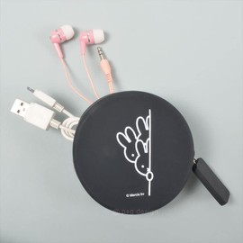 Peg Design CURUN Miffy Black Women's Accessory Pouch, Black