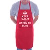 Print4U Keep Calm And Listen To Elvis BBQ Cooking Funny