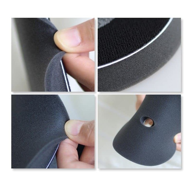 AnViele North Wolf Tapered Urethane Polishing Pads (2 Black)