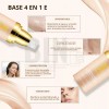 Base De Maquillaje Ikzee Fundation Medium 30ml Kit 2pz