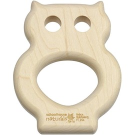 Owl Shaped Maple Teether - Made in USA