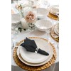 Cloth Napkins Black Pack of 25 40 x 40 cm