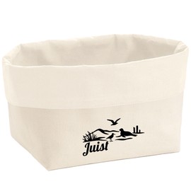 Huuraa Organiser Juist Beach Motif Gift 3 Litre Medium Canvas Cotton Juist Gift Idea