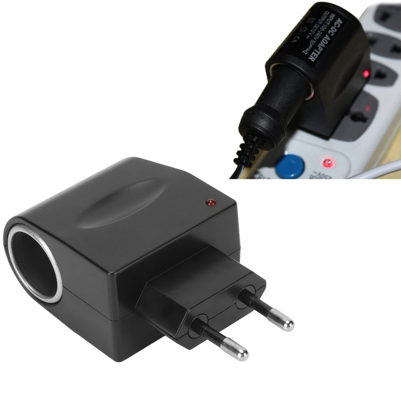 AC/DC-Auto-Netzteil, Universeller 2000-mA-Strom, 100–240 V DC, 12 V, Auto-Zigarettenanzünder-Adapter mit