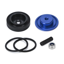 JNNJ Windscreen Wiper Plug Wiper Plug, Car Rear Wiper Delete Plug, Vehicle Aluminium Alloy Rear Wiper Erase Plug Cover (Blue)