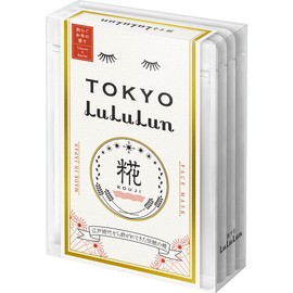 Lululun Face Mask Pack, Tokyo Lululun (Fragrance of Rice) 7 Sheets x 4 Bags