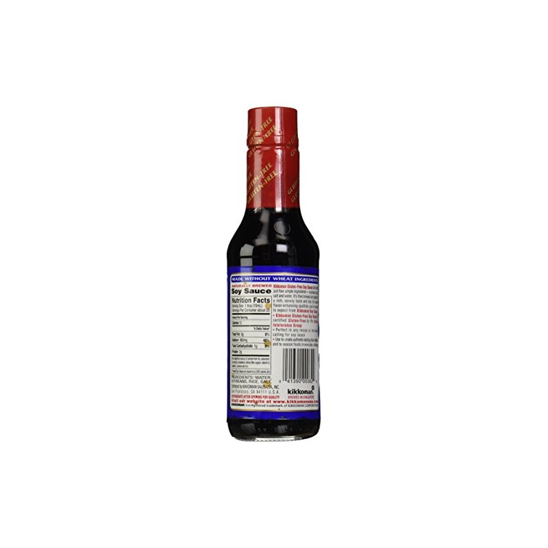 Kikkoman Soy Sauce, Gluten Free, 10 oz